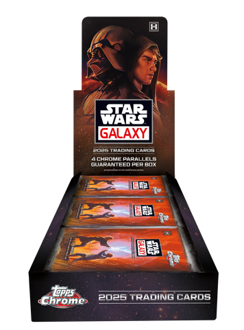 PARTICIPACIÓN APERTURA DIRECTO Topps Star Wars Chrome Galaxy 2025 Hobby Box