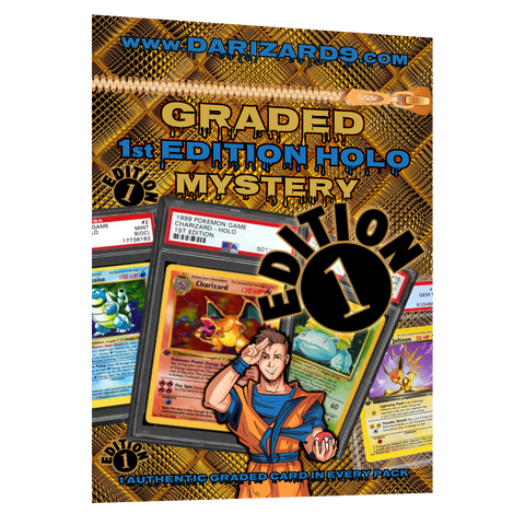 Mystery Graded Pack 1st Edition Pokemon