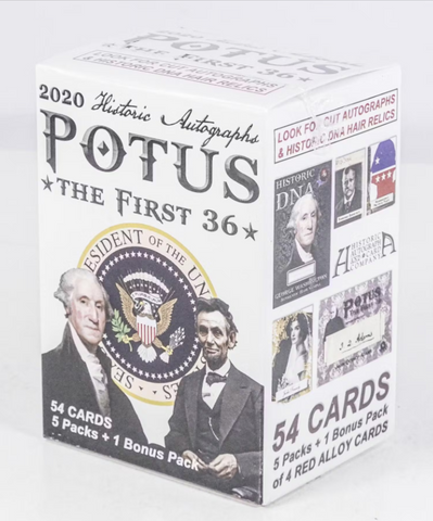 2020 Historic Autographs POTUS The First 36 Blaster Box