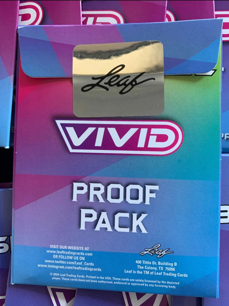 2024 Leaf Vivid Baseball 1/1 Proof Pack – Darizard9