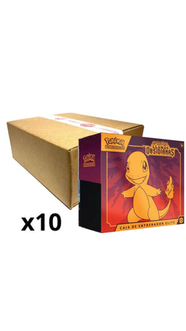 Case x10 Elite Trainer Box Llamas Obsidianas