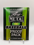 2025 Leaf Vivid Baseball 1/1 Proof Pack