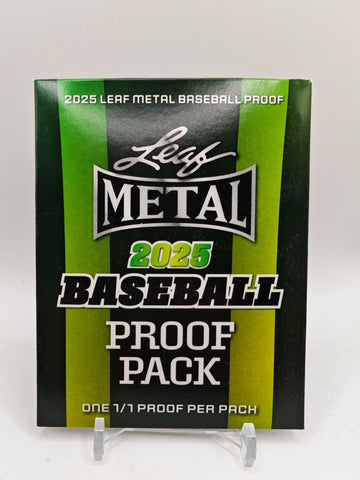 2025 Leaf Vivid Baseball 1/1 Proof Pack