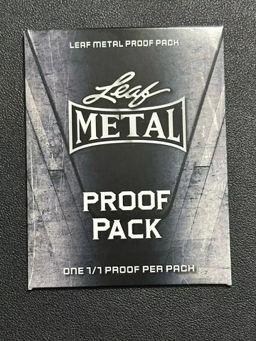 2025 Leaf Pro Set Metal Proof Pack 1/1