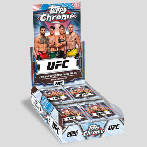 2025 UFC Topps Chrome Hobby Box